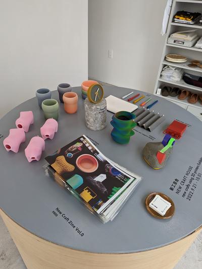 展示の様子(撮影許可をいただきました)